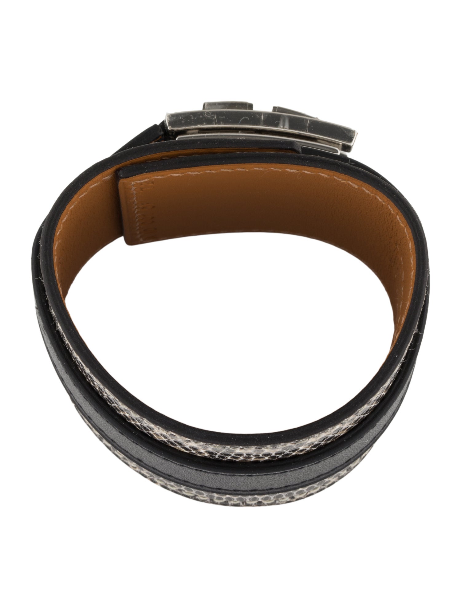 Hermès Lizard Drag Wrap Bracelet